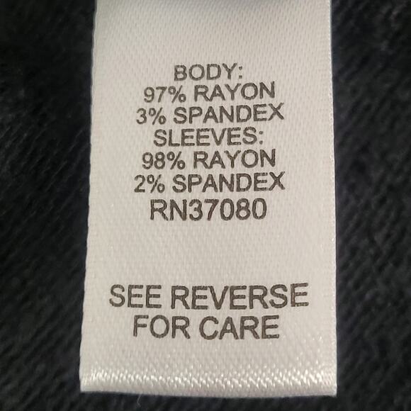 Cato Black Long Sleeve Blouse/Sweater Size 22/24W - Picture 6 of 8